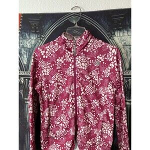 The North Face Women's Pink TKA Stretch Fleece Jacket Full Zip LIMITED EDITION L